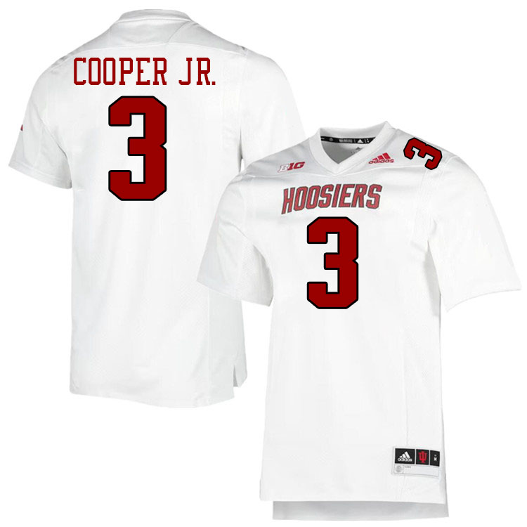 #3 Omar Cooper Jr. Indiana Hoosiers Football Jeresys College Apparels,Uniforms Stitched-Throwback Wh